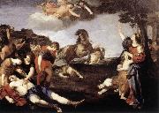 CAMASSEI, Andrea The Massacre of the Niobids dfg oil painting